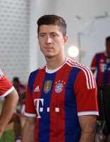 Fussball 1. Bundesliga 2014/2015: Fototermin beim FC Bayern Muenchen