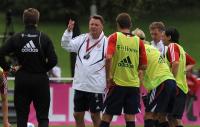 Fussball 1. Bundesliga: Training beim FC Bayern Muenchen