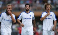 Fussball 1. Bundesliga Saison 15/16: Aytac Sulu (SV Darmstadt 98) und Yannick Stark (SV Darmstadt 98)