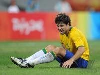 FUSSBALL  Olympia 2008   Viertelfinale  Maenner   Brasilien - Kamerun