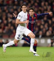 Fussball CHL  Saison 2014/2015: Edinson Cavani (Paris Saint-Germain)