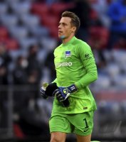 Fussball 1. Bundesliga Saison 21/22: FC Bayern Muenchen -  Hertha BSC Berlin