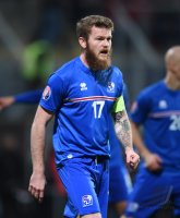 Fussball EM 2016 Quali: Aron Gunnarsson (Island)