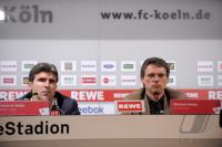 Fussball 1. Bundesliga  Trainervorstellung 1.FC Koeln
