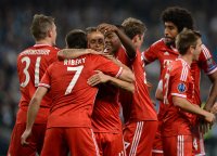 Fussball CHL  Saison 2013/2014: JUBEL FC Bayern Muenchen