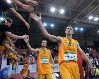 Basketball 1. Bundesliga 14/15 Hauptrunde:  Walter Tigers Tuebingen - Telekom Baskets Bonn