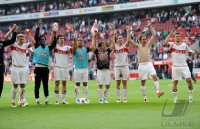 Fussball 1. Bundesliga :  Stuttgart JUBEL nach dem Sieg