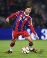 FUSSBALL 1. Bundesliga 2014/2015:  Xabi Alonso (FC Bayern Muenchen)