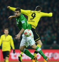 Fussball, 1. Bundesliga12/13: Werder Bremen - Borussia Dortmund