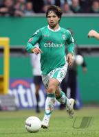Fussball 1. Bundesliga: Werder, DIEGO Einzelaktion