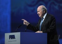 FUSSBALL INTERNATIONAL:   61. FIFA  Kongress in Zuerich 2011 FIFA Praesident  Blatter (SUI)