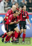 Fussball 1. Bundesliga: Leverkusen - Bayern, Jubel Leverkusen