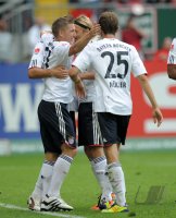 Fussball 1. Bundesliga, Saison 2011/2012:  JUBEL Bastian Schweinsteiger (FC Bayern Muenchen)