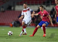 Fussball U 21 Europameisterschaft 2015: Deutschland - Serbien