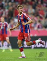 Fussball 1. Bundesliga Saison 14/15: Thomas Mueller (FC Bayern Muenchen)