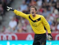 Fussball International: Audi Cup 2009  Torwart Edwin van der Sar (Manchester United)
