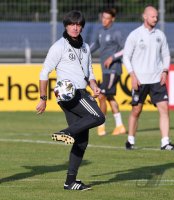 Fussball Training Deutsche Nationalmannschaft in Stuttgart