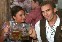 Fussball 1. Bundesliga: FCB auf dem Oktoberfest
