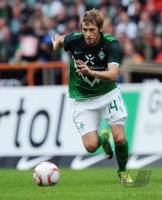 Fussball, 1. Bundesliga, Saison 2010/2011: Bremen, HUNT am Ball