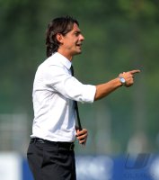 FUSSBALL SERIE A:  Trainer Filippo Inzaghi (AC Mailand)