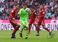 Fussball 1. Bundesliga Saison 18/19: FC Bayern Muenchen - Hannover 96