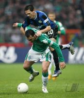 Fussball 1. Bundesliga: Bremen - Wolfsburg
