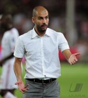 FUSSBALL International :  Trainer Josep Guardiola (FC Barcelona)