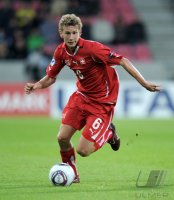 Fussball U21-EURO 2011 Halbfinale:  Fabian Lustenberger (Schweiz)