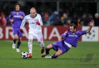 FUSSBALL  International CHL 09/10 :  AC Florenz - FC Bayern  Muenchen
