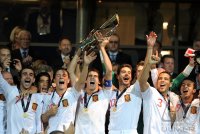 Fussball U21-EURO 2011 FINALE:  JUBEL,  Spanien ist U 21 Europameister