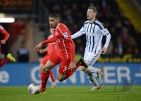 Fussball  1. Bundesliga  13/14: VfR Aalen - Fortuna Duesseldorf