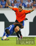 Fussball UI-Cup: Schalke - Liberec, Zweikampf