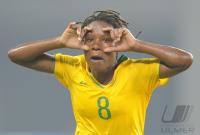 FUSSBALL  Olympia 2008  Peking  Halbfinale Brasilien - Deutschland