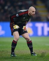 FUSSBALL INTERNATIONAL CHL ACHTELFINALE 12/13: Torwart Christian Abbiati (AC Mailand)