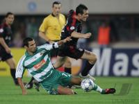 Fussball CHL Rapid-FC Bayern; Zweikampf