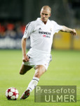 Fussball UCL: Madrid, BECKHAM Einzelaktion