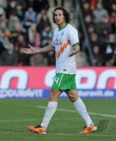 Fussball 1. Bundesliga  Saison 2010/2011:  Claudio Pizarro (SV Werder Bremen)