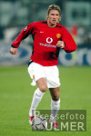 Fussball UCL: MANU, BECKHAM Einzelaktion