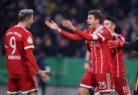 Fussball DFB Pokal Achtelfinale 17/18: FC Bayern Muenchen - Borussia Dortmund