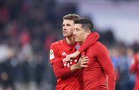 Fussball 1. Bundesliga Saison 19/20: FC Bayern Muenchen -  FC Schalke 04