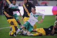 Fussball DFB Pokal  Achtelfinale 08/09   Borussia Dortmund - Werder Bremen