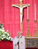 Vatikan, Rom Ostermesse 2022  Papst Franziskus I.