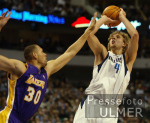 Basketball NBA  Mavericks  vs. Lakers  Dirk Nowitzki  (D)