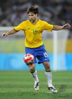 FUSSBALL  Olympia 2008   Viertelfinale  Maenner   Brasilien - Kamerun