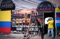 Fussball FIFA WM 2026; Schmuckbild Vorbreitungen Public Viewing in New Jersey