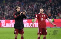 Fussball 1. Bundesliga Saison 21/22: FC Bayern Muenchen -  SC Freiburg