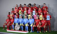 Fussball 1. Bundesliga 2015/2016: Fototermin beim FC Bayern Muenchen
