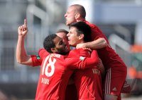 Fussball Regionalliga Sued 2011/2012:  TSV 1860 Muenchen II - FC Bayern Muenchen II