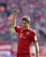 Fussball 1. Bundesliga Saison 15/16: FC Bayern Muenchen -  Eintracht Frankfurt