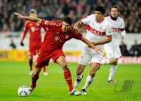Fussball 1. Bundesliga : VfB Stuttgart - FC Bayern Muenchen